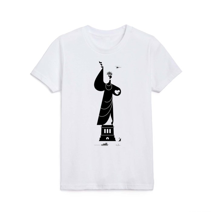 Lady Liberty Kids T Shirt