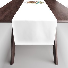 Mexican flag seal - coat of arms Table Runner