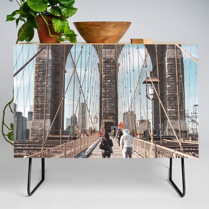 Brooklyn Bridge | New York City | Travel Photography in NYC Credenza