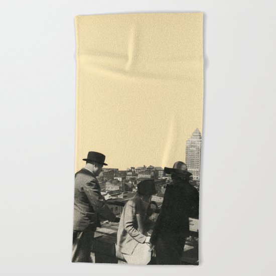 Views Across Vancouver Beach Towel