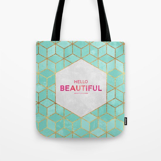 Hello Beautiful Tote Bag