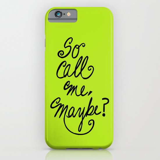 Call me maybe song lyrics iPhone & iPod Case