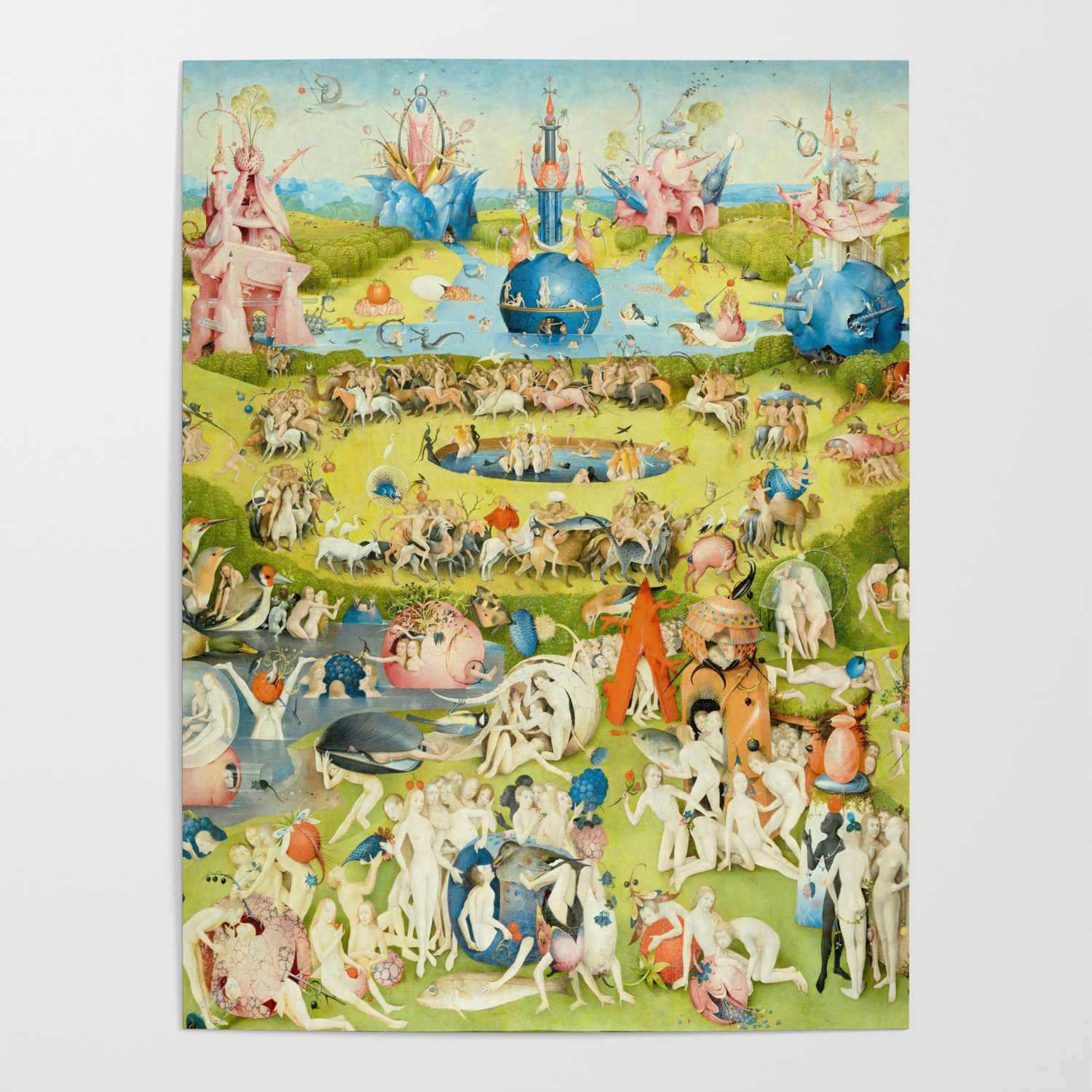 The Garden Of Earthly Delights Art Print Home Decor Wall Art Poster C 