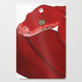 Red snake Cutting Board