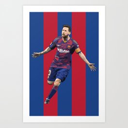 Messi Art Print Art Print