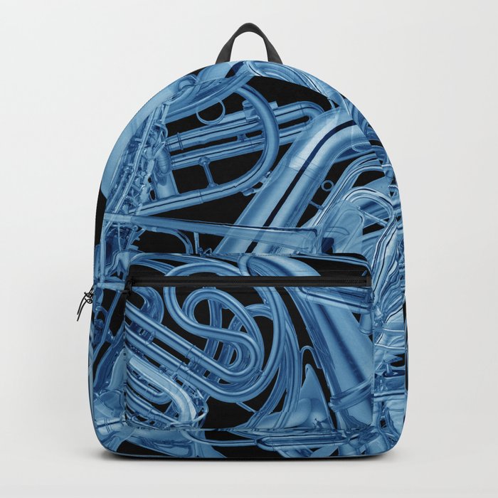 Brass Instruments Blue Backpack