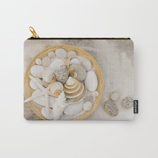 Sea Shell Collection Beach Summer Still Life Carry-All Pouch
