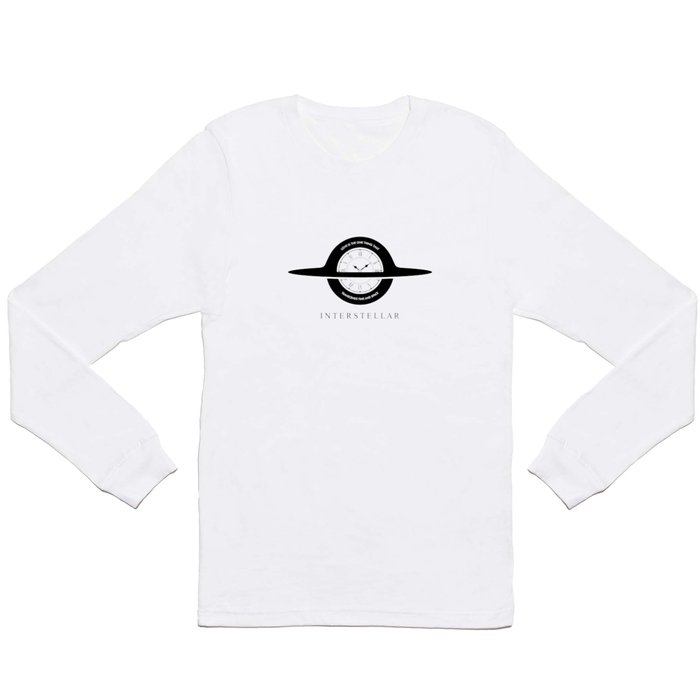 Stratford on Avon entrepreneur Fable Interstellar - Gargantua minimalist + quote Long Sleeve T Shirt by Undersom  | Society6