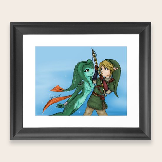 Fishing Framed Art Print