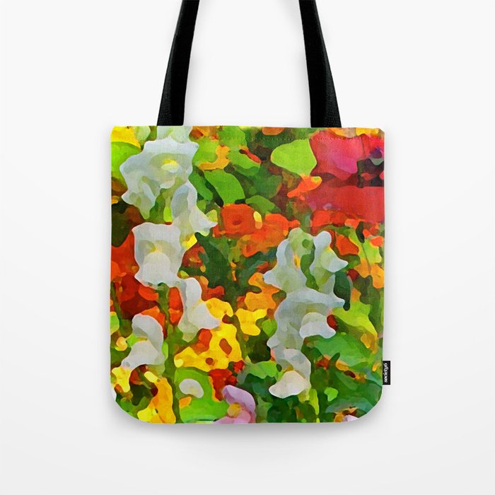 Colorful Flower Garden Tote Bag