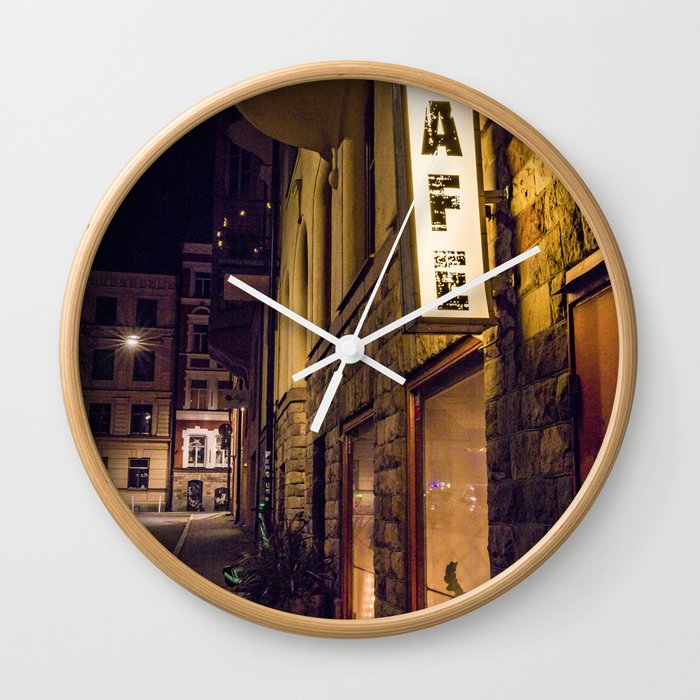 Stockholm cafe Wall Clock