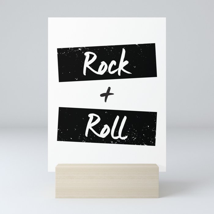 Rock & Roll Mini Art Print