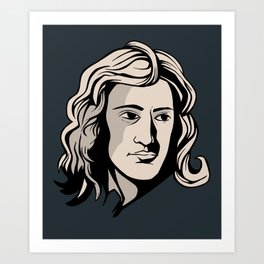 Newton PORTRAIT Art Print