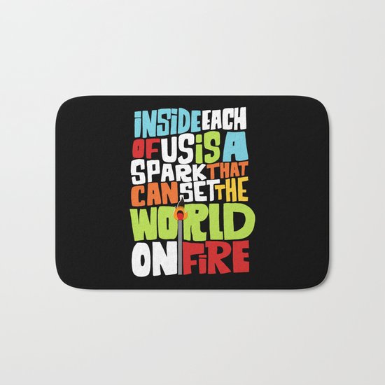 a spark inside Bath Mat