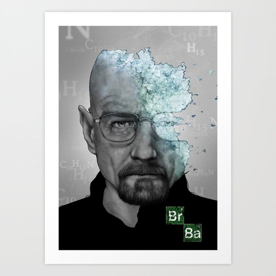 Walter White/Breaking Bad Art Print
