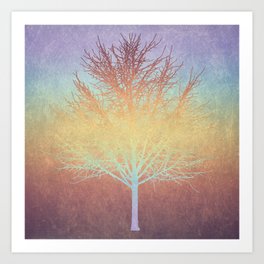 What the tree said Art Print