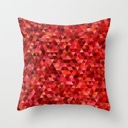 Bloody triangles Throw Pillow