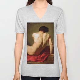 Jacques-Louis David "Patroclus" V Neck T Shirt