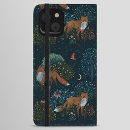 Forest Foxes iPhone Wallet Case