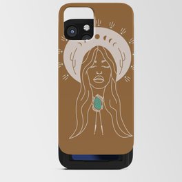 Desert Angel in Camel & Turquoise iPhone Card Case