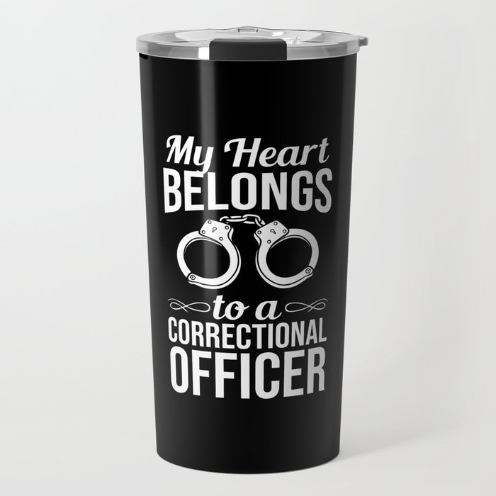 Correctional Officer Facility Flag Training Travel Mug
