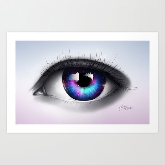 "A whole new World in your Eyes" Art Print