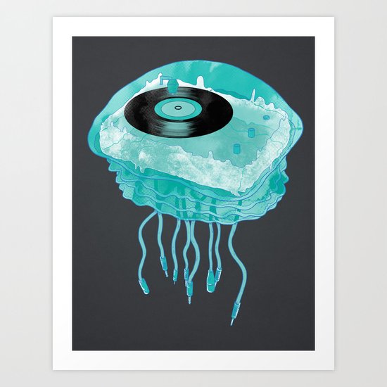 Deep Sea Audiophile Art Print