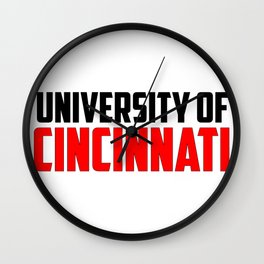 U of Cincinnati, Ohio Wall Clock