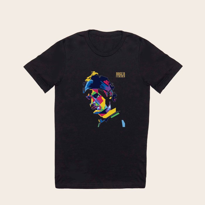 RF Roger Federer Tennis T Shirt by merah88 Society6