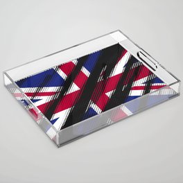 Camouflaged Union Jack British Flag Acrylic Tray