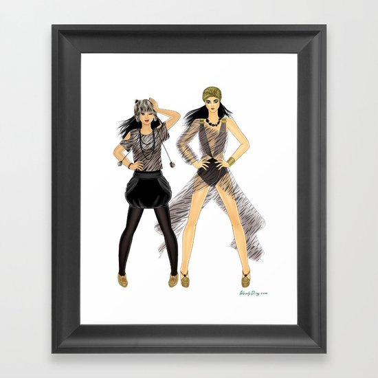 Fashion Journal: Day 29 Framed Art Print