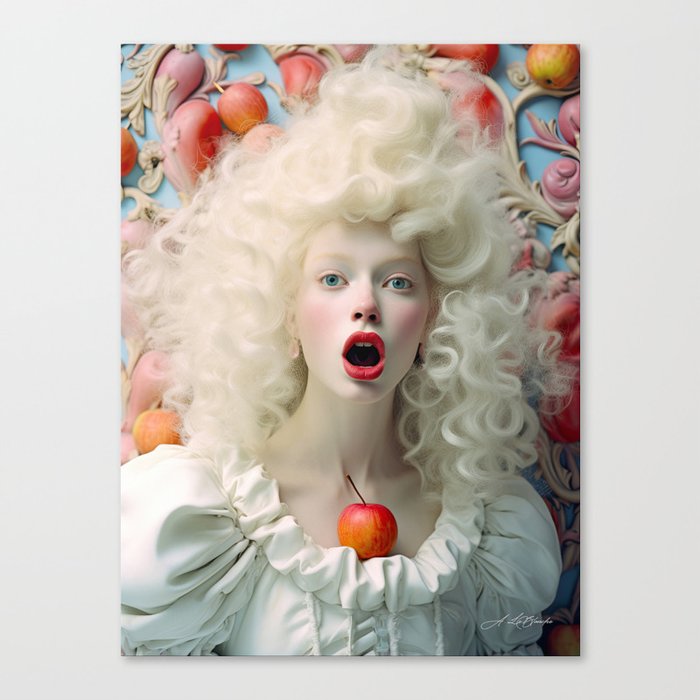LeBlanche 115 Beauty and apple Canvas Print