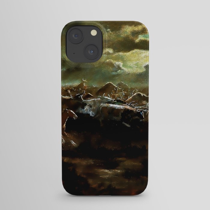 “The Last Stand” by Charles M Russell iPhone Case