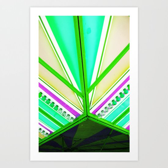 Linear colour Art Print