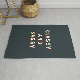 Classy and Sassy, Classy, Sassy Area & Throw Rug