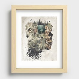 Forest Lake Dreams Recessed Framed Print