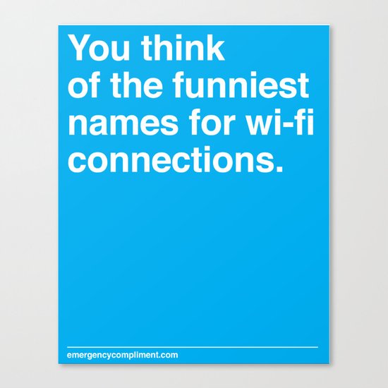 Wi-fi Connections Canvas Print