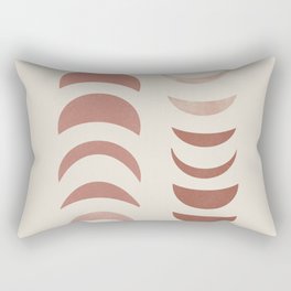 Moon Phase | Minimal Rectangular Pillow