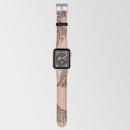 peach leopard pattern Apple Watch Band