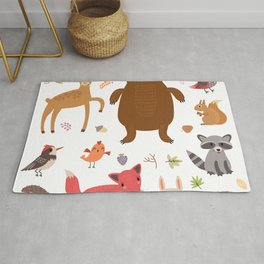 Forest Critters Area & Throw Rug