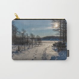 Winter in Sweden landscape Carry-All Pouch