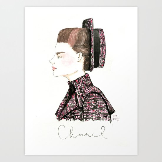 Chanel Haute Couture Fall 2013 Art Print