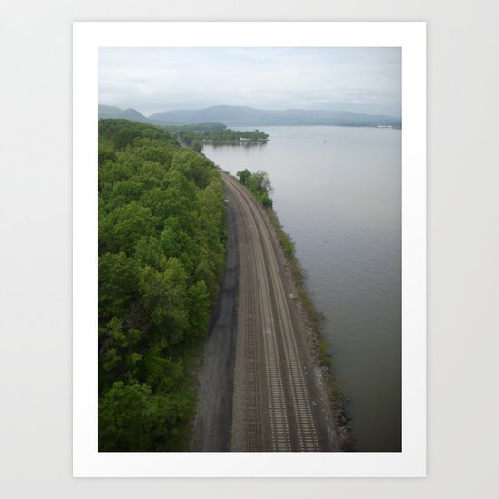 Train Tracks ... Art Print
