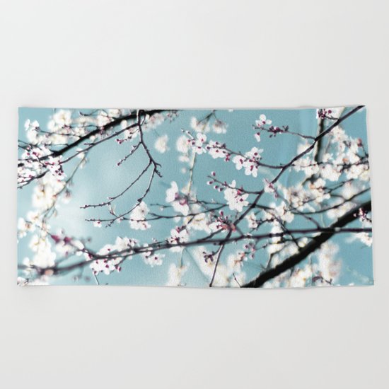 spring blossoms Beach Towel