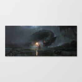 Swamp Ambush Canvas Print