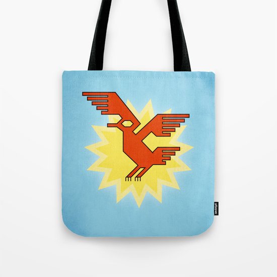 Geometric Andean Condor Bird Tote Bag