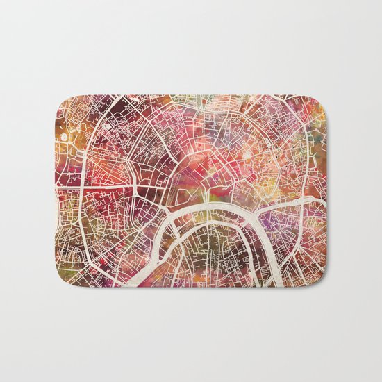 Moscow Map Bath Mat