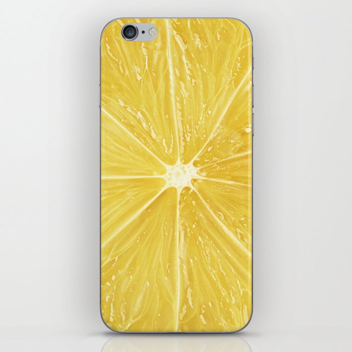 Slice of lemon iPhone Skin