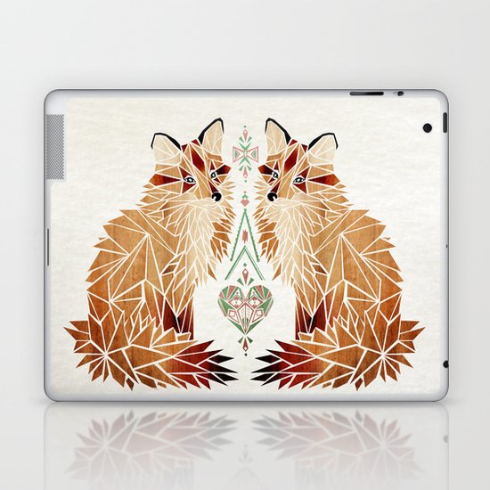 fox love Laptop & iPad Skin