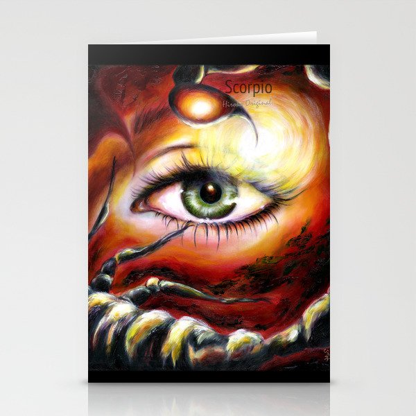12 sign series - Scorpio Stationery Cards